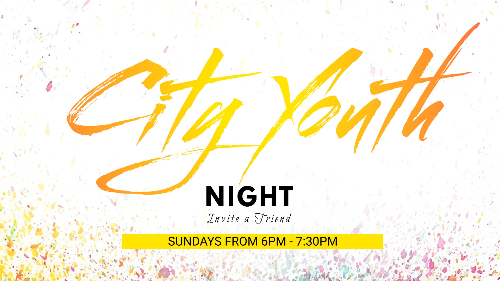 City Youth night Web